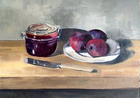 Plums and Homemade Jam by Angela Roberts (Ref: 105)