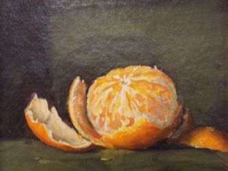 Peeled Orange by Lorenzo Rizze - Oils